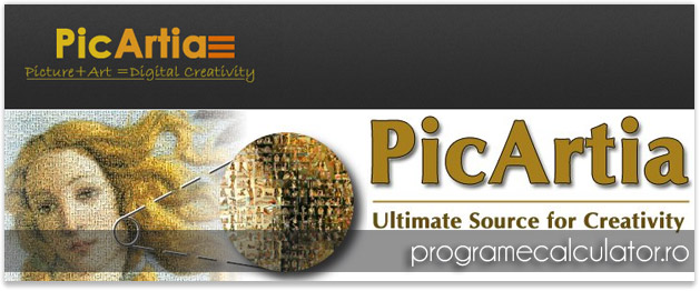 Programe de modificat poze online - PicArtia